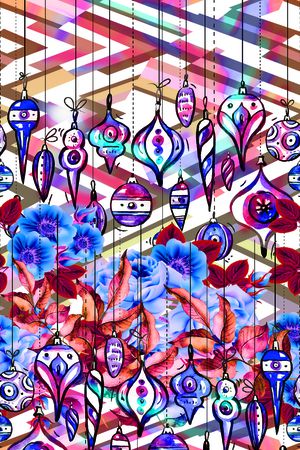 中国风印花华亿平台图片