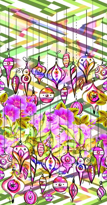 865117-几何条子玫瑰花2号