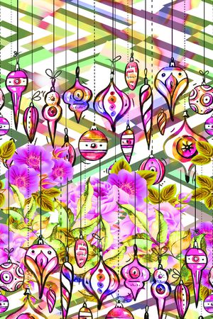 中国风印花华亿平台图片