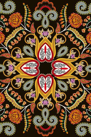 民族风印花华亿平台图片