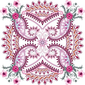 民族风印花华亿平台图片