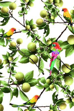 中国风印花华亿平台图片