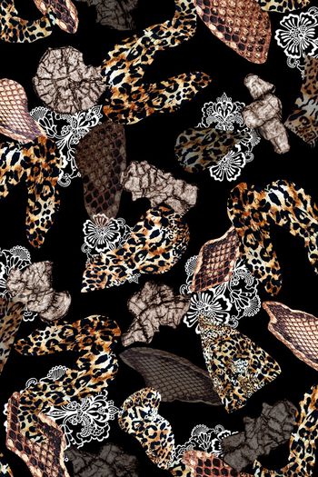 蕾丝印花华亿平台图片