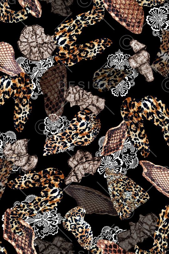 蕾丝印花华亿平台图片