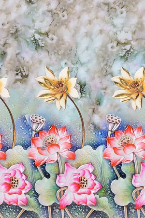 水彩印花华亿平台图片