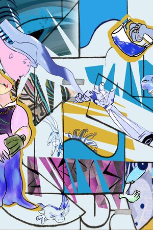 彩色印花华亿平台图片