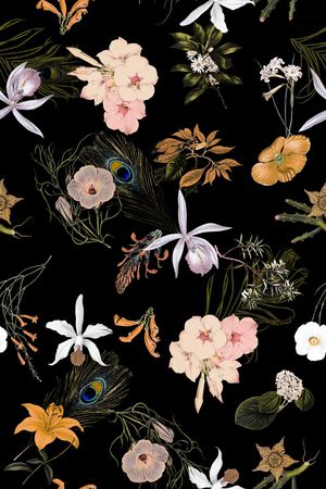 复古印花华亿平台图片