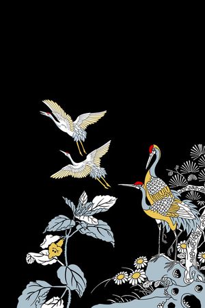 中国风印花华亿平台图片