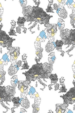 抽象纹理印花华亿平台图片