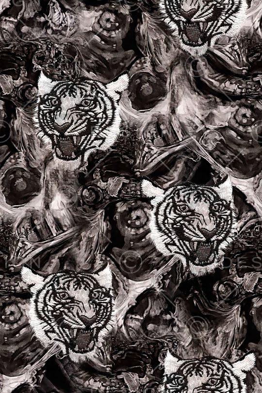 抽象纹理印花华亿平台图片