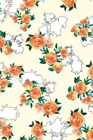 小碎花印花华亿平台图片