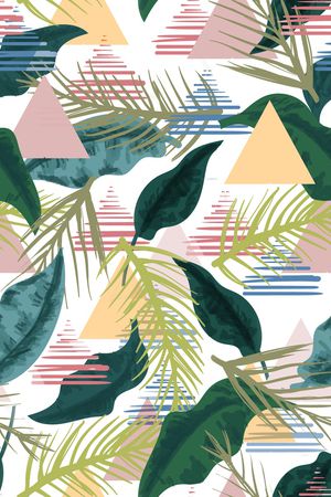 棕榈叶印花华亿平台图片