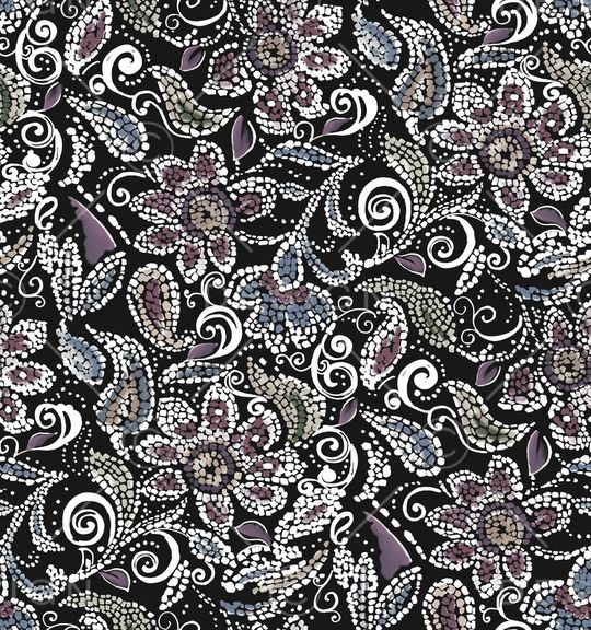 圆圈印花华亿平台图片