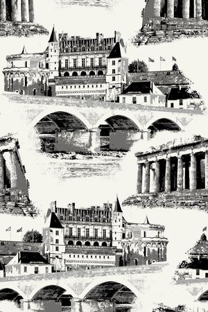 不规则几何印花华亿平台图片