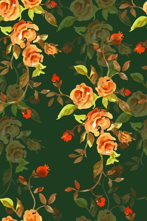 牡丹印花华亿平台图片