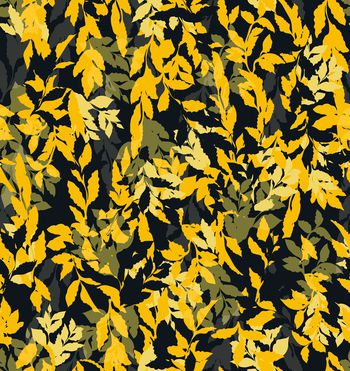 抽象叶子印花华亿平台图片