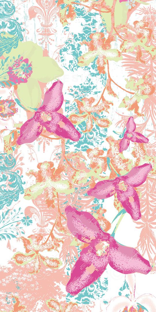 兰花印花华亿平台图片