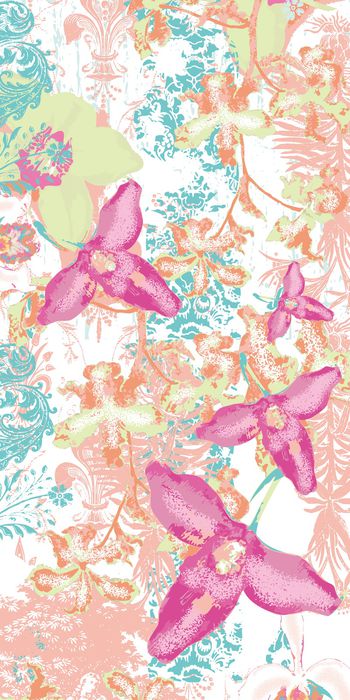 兰花印花华亿平台图片