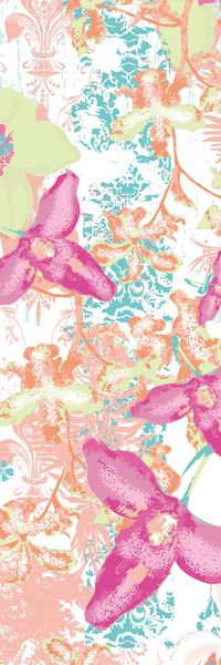 兰花印花华亿平台图片