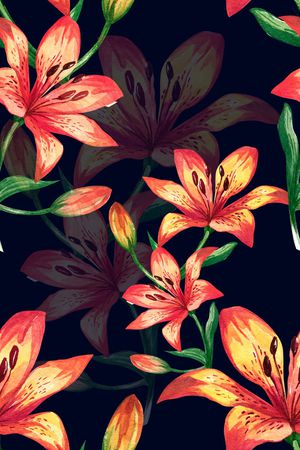 艺术花卉印花华亿平台图片