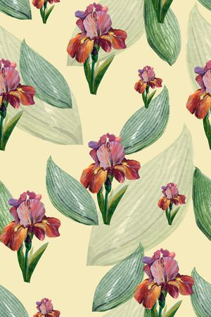 艺术花卉印花华亿平台图片