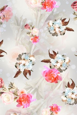 乱花印花华亿平台图片