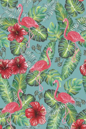 棕榈叶印花华亿平台图片