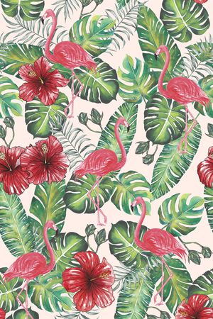 棕榈叶印花华亿平台图片