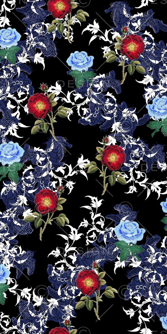 乱花印花华亿平台图片