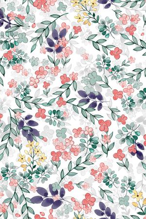 小碎花印花华亿平台图片