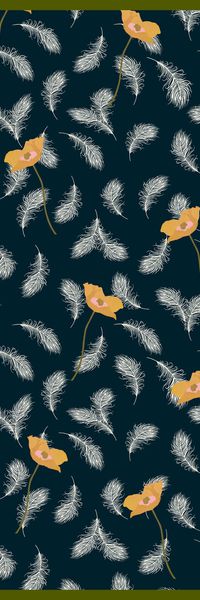 丝巾定位花印花华亿平台图片