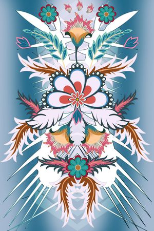 Floral印花华亿平台图片