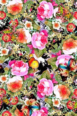 植物印花华亿平台图片