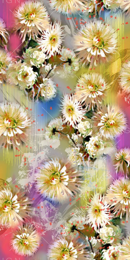 植物印花华亿平台图片