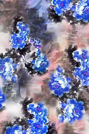 植物印花华亿平台图片