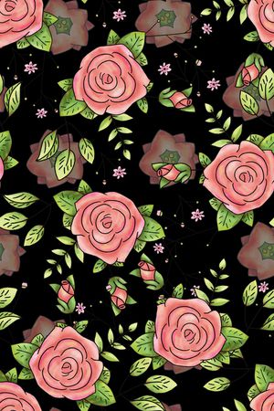 牡丹印花华亿平台图片