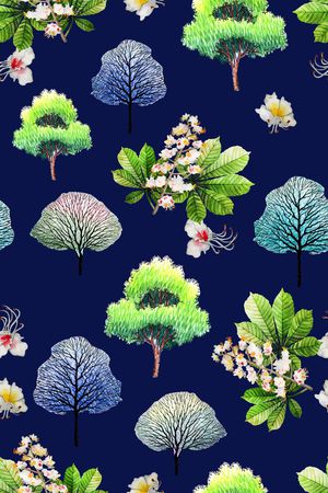 手绘印花华亿平台图片