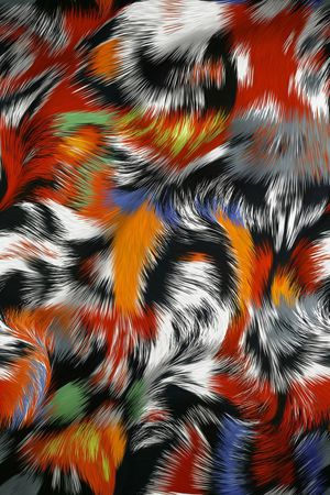 抽象几何印花华亿平台图片