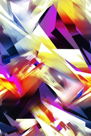 不规则几何印花华亿平台图片