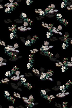 花朵印花华亿平台图片