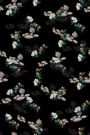 花朵印花华亿平台图片