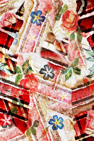 艺术彩色印花华亿平台图片