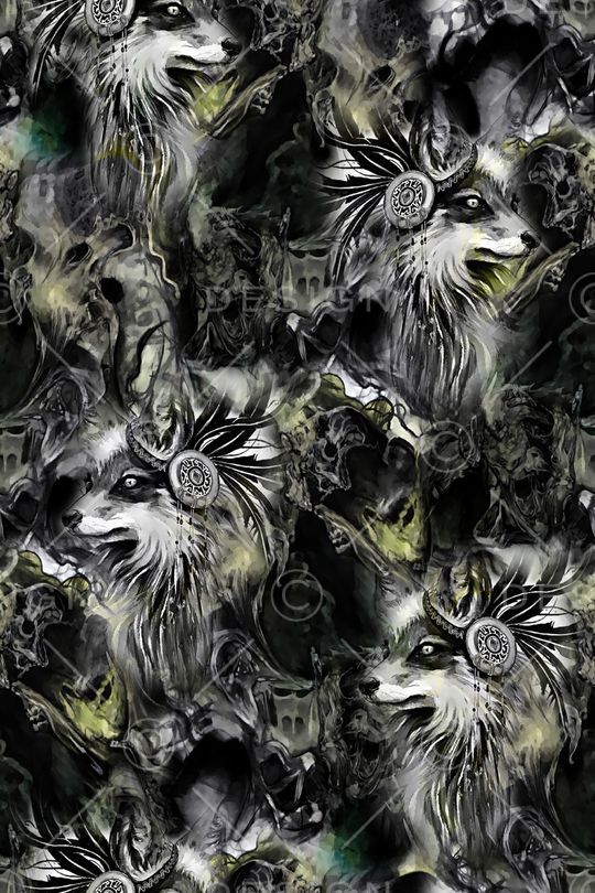 狼头印花华亿平台图片