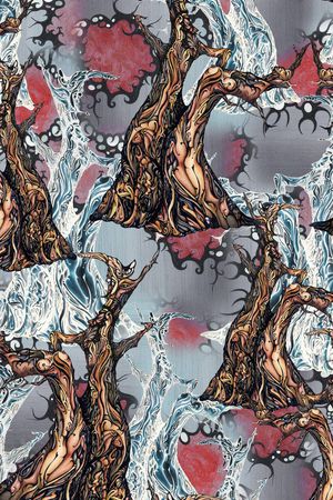 水彩印花华亿平台图片