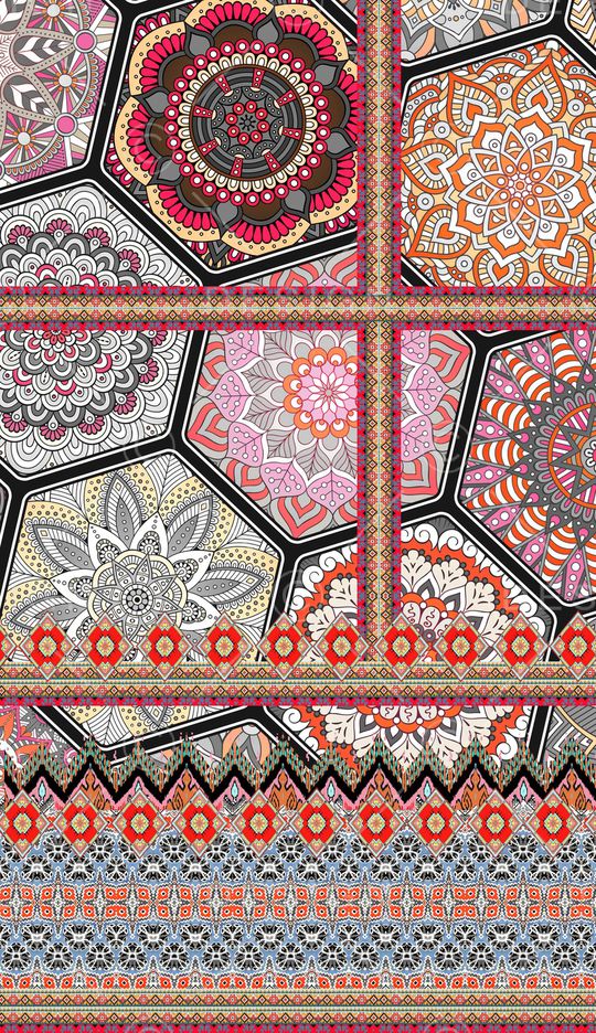 中国风印花华亿平台图片