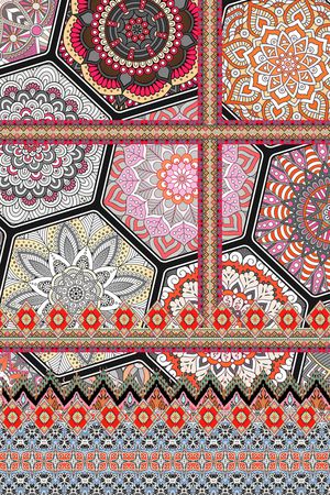 中国风印花华亿平台图片