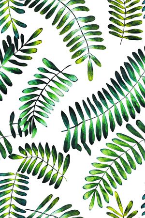 热带植物印花华亿平台图片