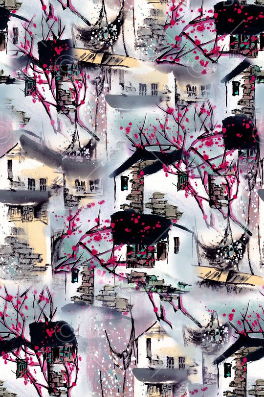 风景印花华亿平台图片