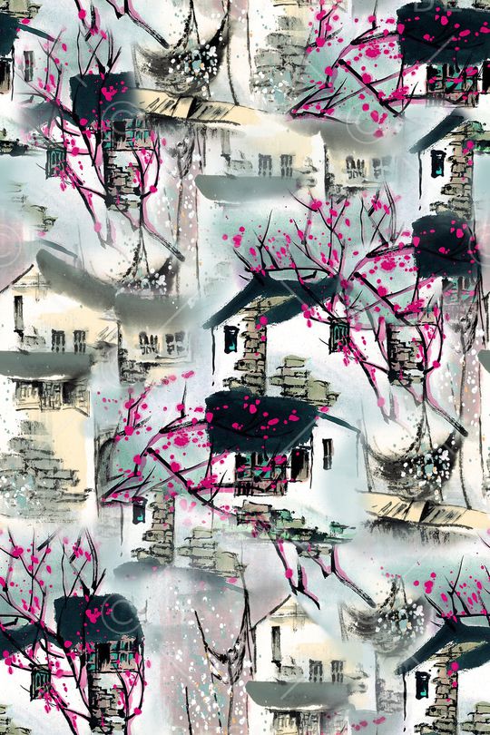 风景印花华亿平台图片