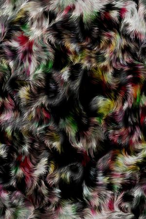 抽象几何印花华亿平台图片